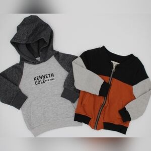 2PC Boys 3T Hoodie & Zip-Up Sweatshirt Bundle
